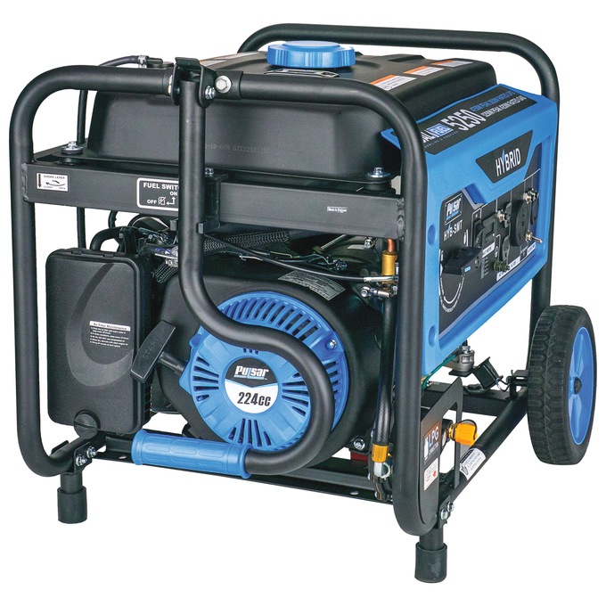 Pulsar 5250W/4250W Dual-Fuel Generator, Blue, large