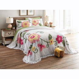 Claire Chenille Bedspread, , large