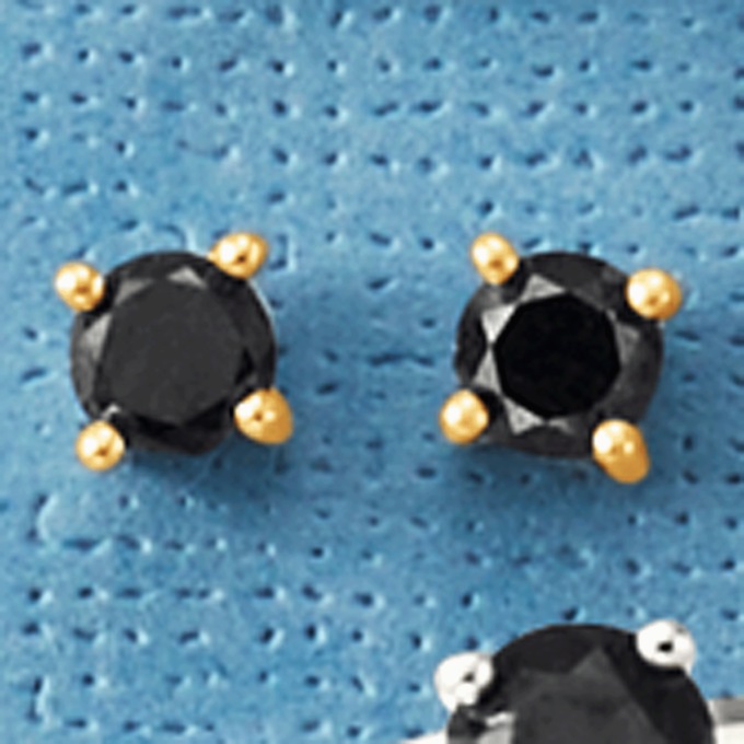 Black Diamond Earrings, , large