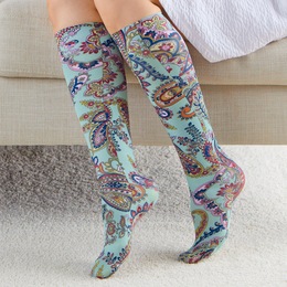 Celeste Stein Mild Patterned Compression Socks, , large