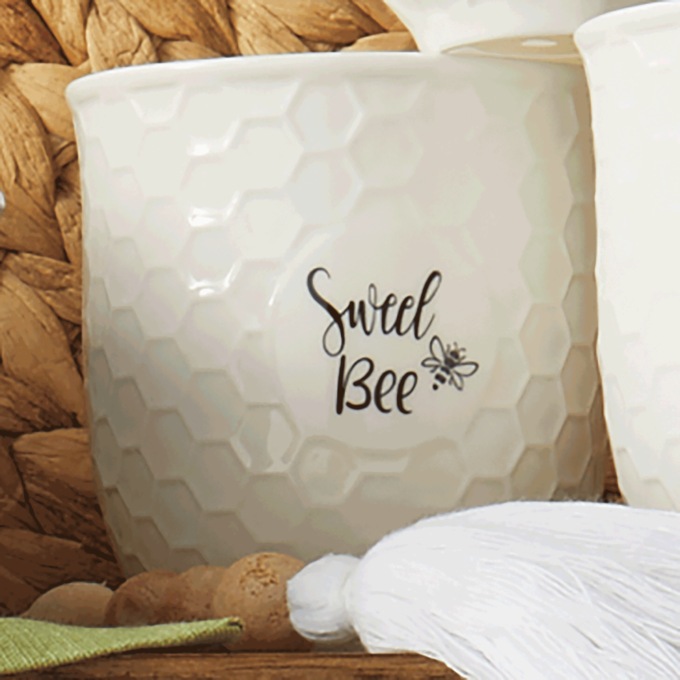 Sweet Bee 17-oz. Ceramic Mug, , large