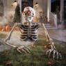 Giant Ground-Breaking Skeleton Lawn D&eacute;cor, White, large