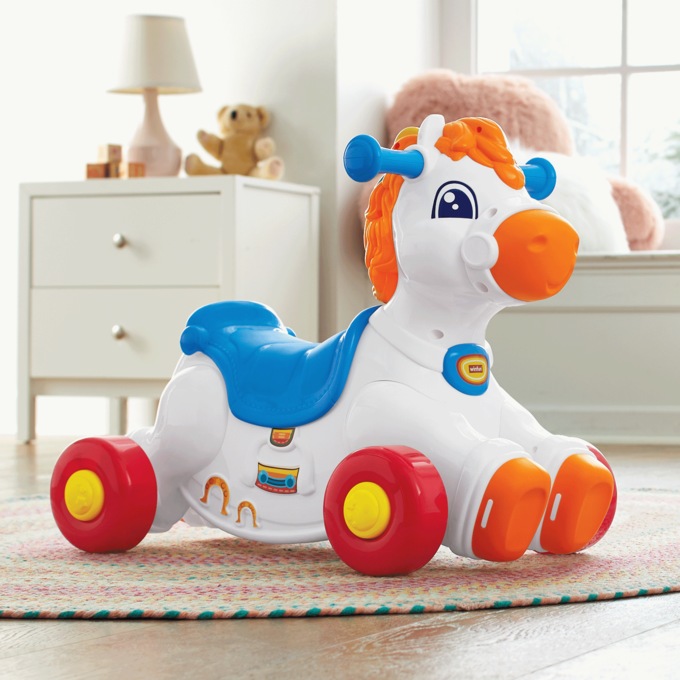 Junior Rider Rocking Horse and Foot-to-Floor Combo, , large
