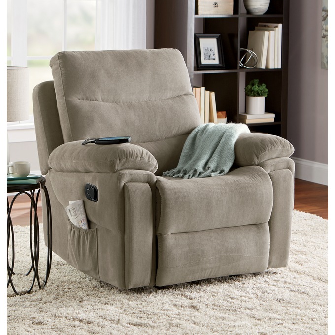 Rocking Recliner with Massage and Heat, , large