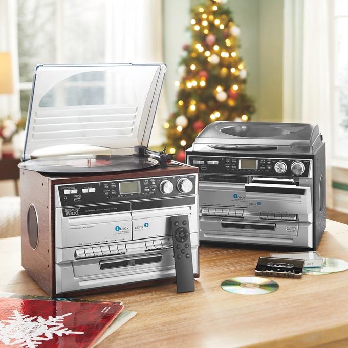 Montgomery Ward All-in-One Music System, , large