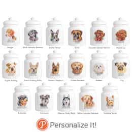 Personalized Pet Treat Jar, , large