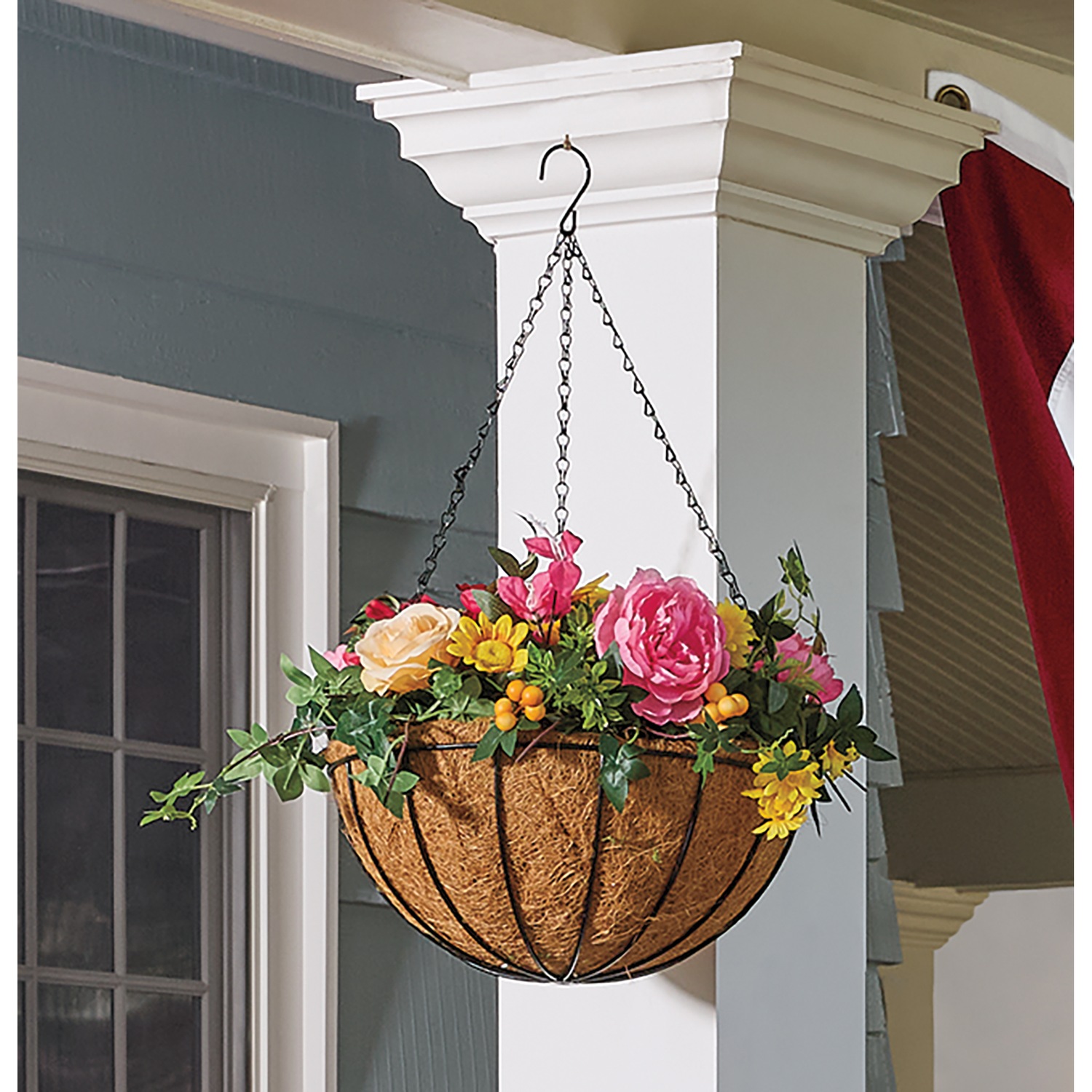 tall planter indoor Tall Taper Black Metal Planter Flower Plant Pot Indoor Outdoor Planters Steel Flower Pot Kozyard main image 1