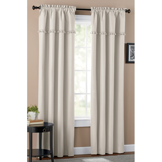 Tasseled Blackout Single Panel, , large