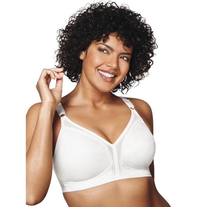 Playtex® 18 Hour® Sensational Support Wirefree Bra, White, large