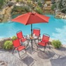 5-Piece Outdoor Table and Chairs Set, , large