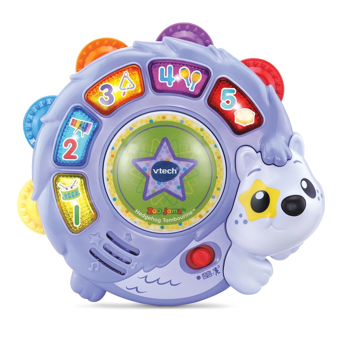 VTech Hedgehog Tambourine, Multi, large
