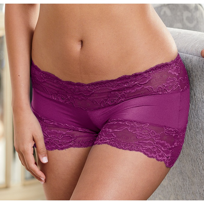 Lace Boy-Leg Panty, , large