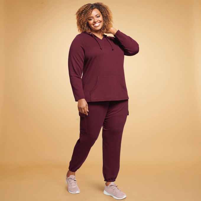 Zen Hoodie Active Set with Cargo Pocket Jogger Pant, , large
