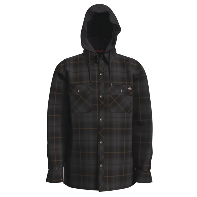 Dickies Fleece Flannel Shirt Jacket, , large