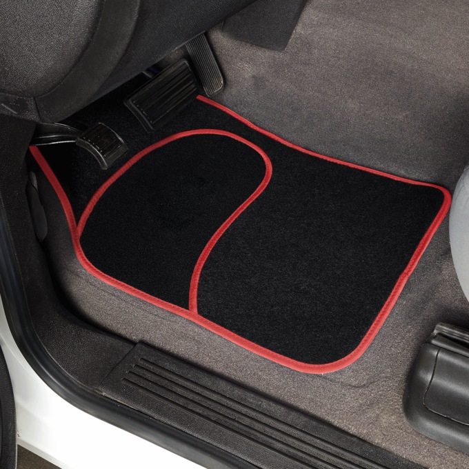 SET 4x ALFOMBRAS COCHE ALFOMBRILLAS MOQUETAS UNIVERSAL CARPET CAR MAT SET