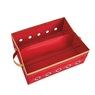 Simplify Gift Wrapping and Ribbon Storage Box, Red, large
