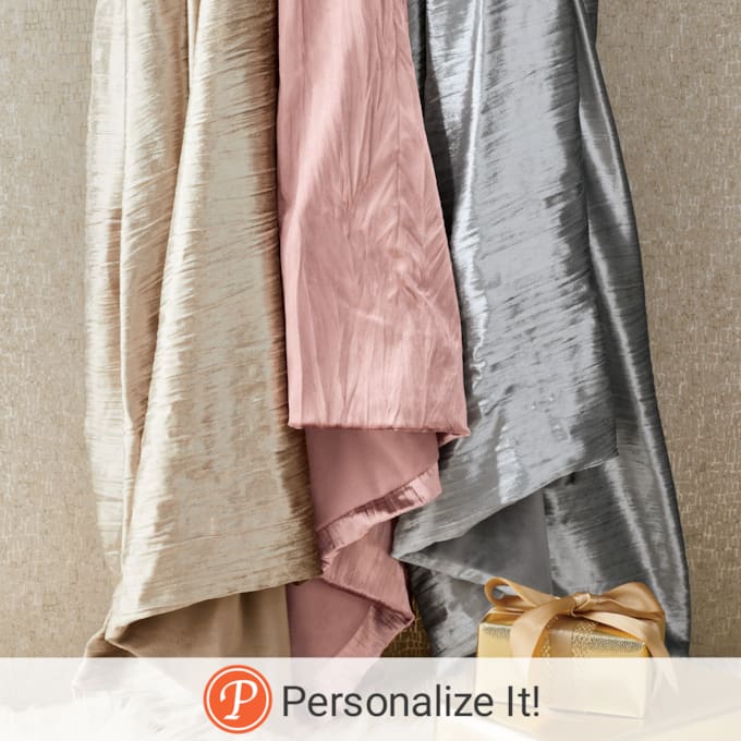 Crushed Velvet Throw, , large