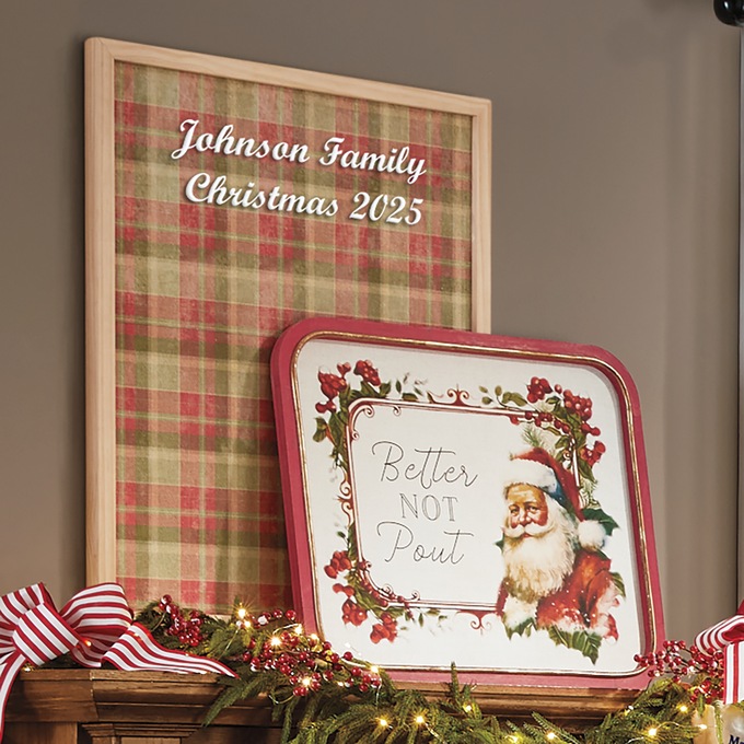 Framed Christmas Print For Layering, , large