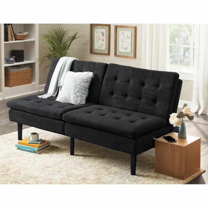 Powered Futon Sofa Bed, , large