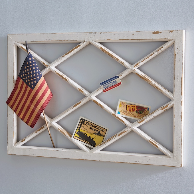 Lattice Distressed Wall Gate, , large