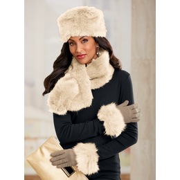 Monroe Faux-Fur Collar, , large
