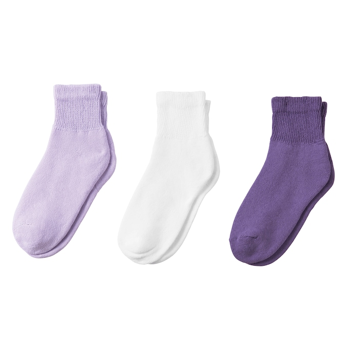 3-Pack of Diabetic Crew Socks, , large