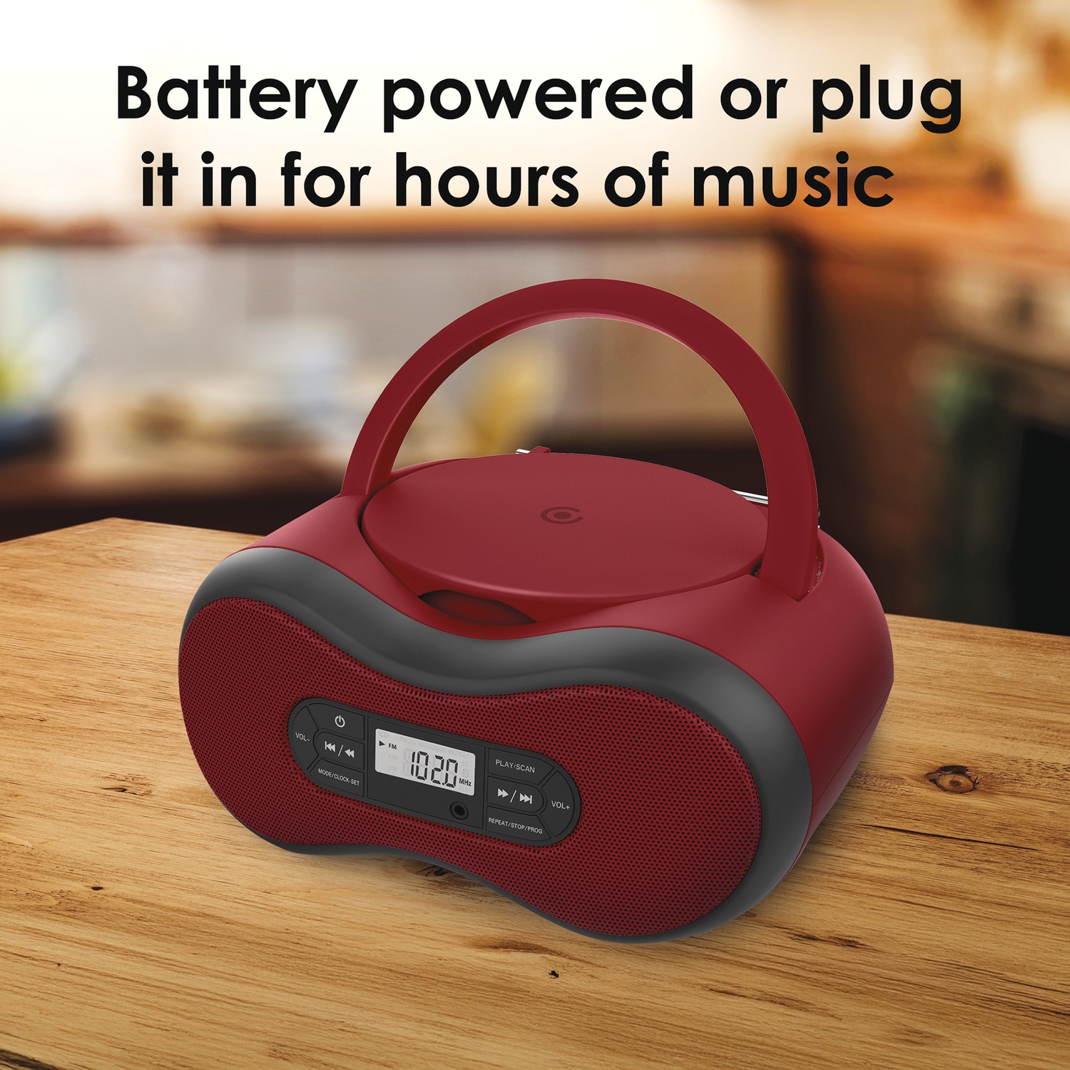 Core Innovations Portable CD Boom Box with Bluetooth | Montgomery Ward