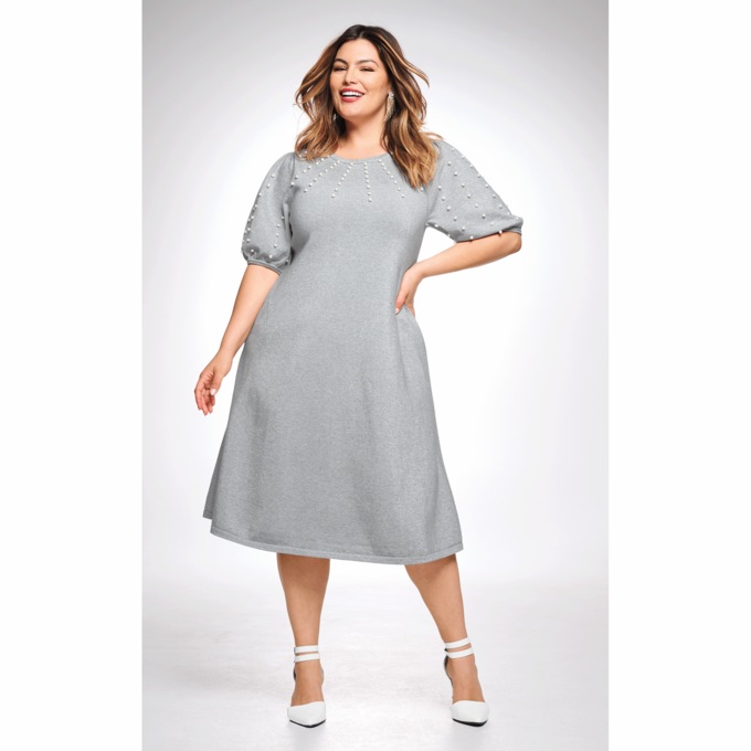 Radiant Pearl Sweater Dress Montgomery Ward