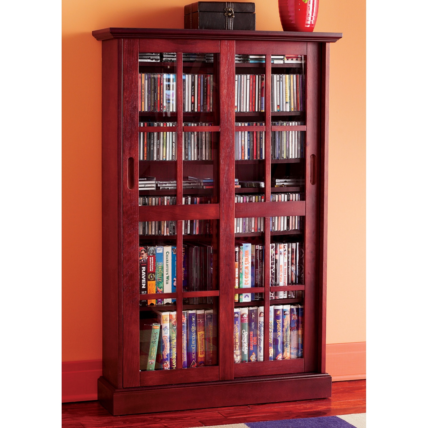 Merrick sliding door media cabinet new arrivals