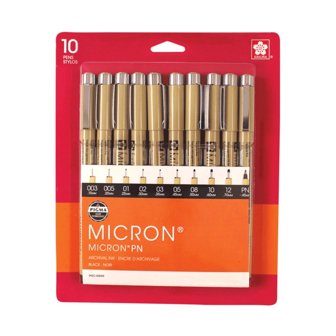 Sakura Pigma Micron 10-Pen Set, , large