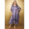 Lydia Long Women's Caftan with V-Neck, , large