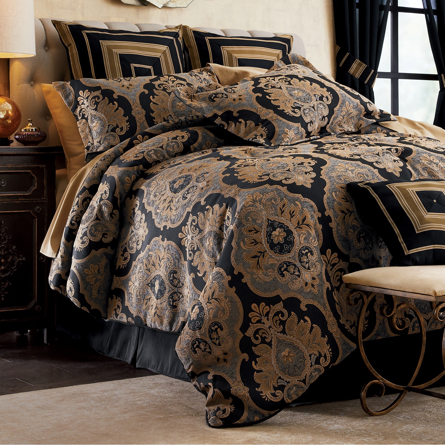 Manchester Jacquard Comforter Set Montgomery Ward