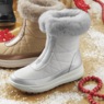 Flexus Corinia Front-Zip Faux Fur Cuff Boot by Spring Step, , large