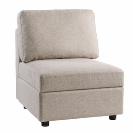 Harrison Sectional Armless Chair with Storage, , large
