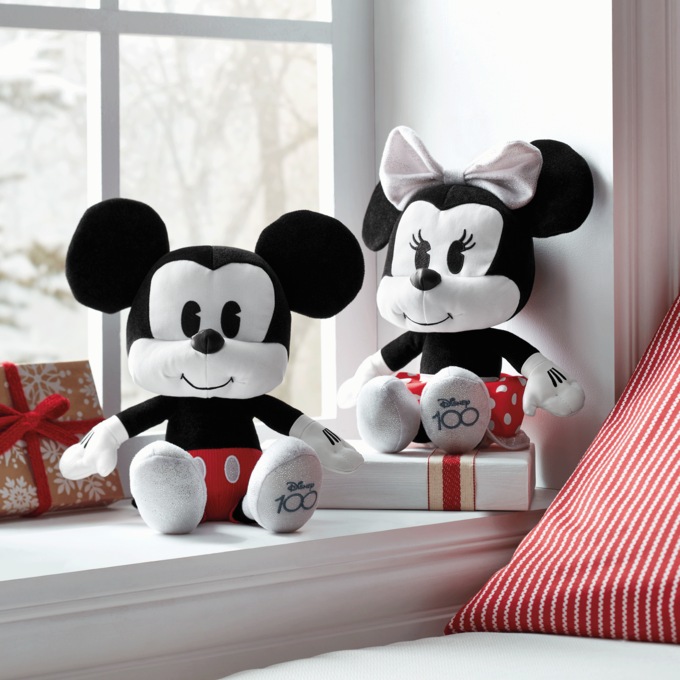 2-Piece Deluxe Plush Mickey and Minnie Set, , large