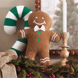 Gingerbread Christmas Pillow, , large