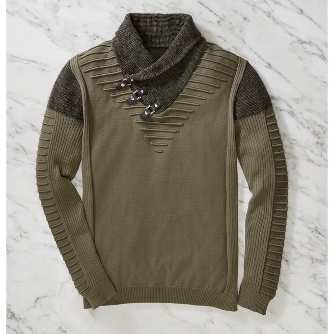 Men's Buckle Sweater, , large