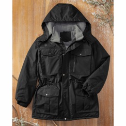 Men&amp;#39;s Hooded Colorblock Insulated Parka, , large