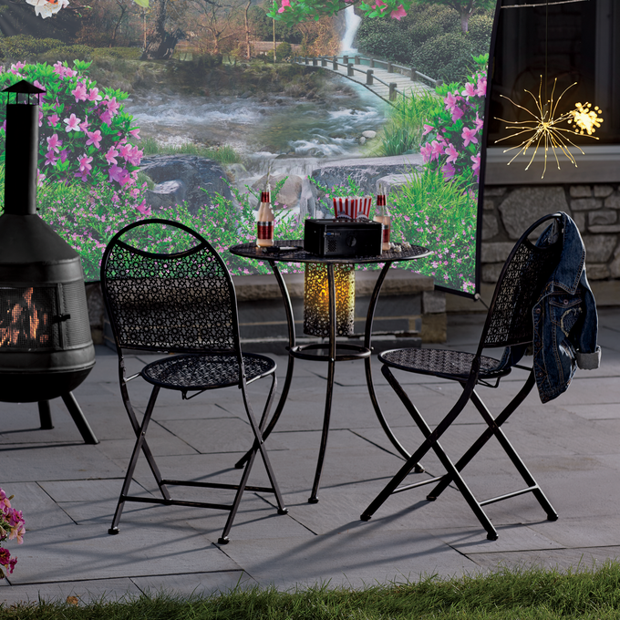 Whitney 3-Piece Solar Bistro Set, , large