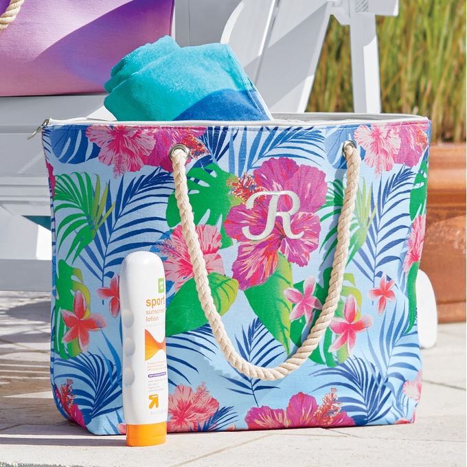 Personalized Summer Beach Bag, , large