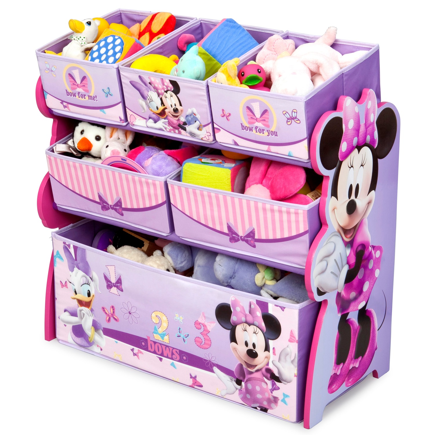 minnie mouse multi bin toy organizer