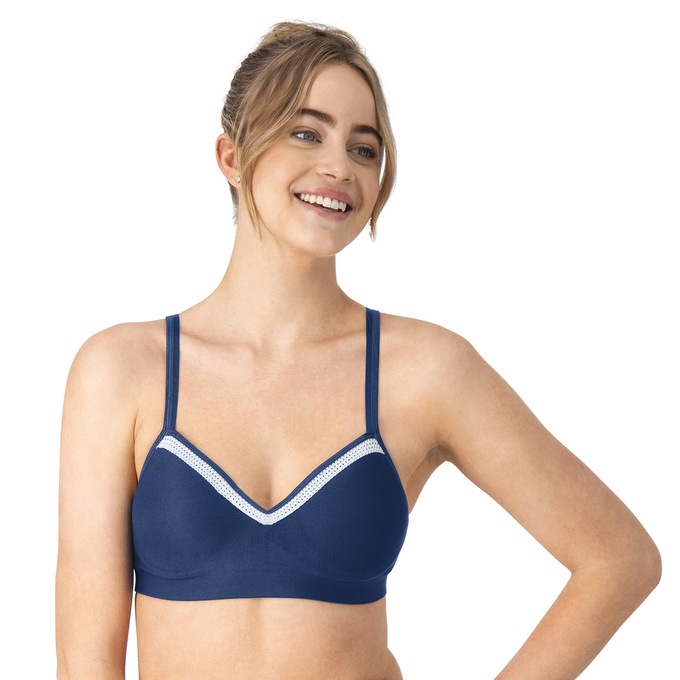 Hanes Smooth Comfort Foam Wire Free Bra, , large