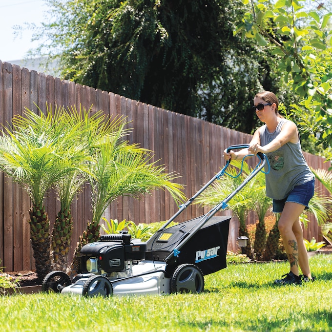 Pulsar 21" 200CC 3-in-1 Self-Propelled Lawn Mower, Black, large