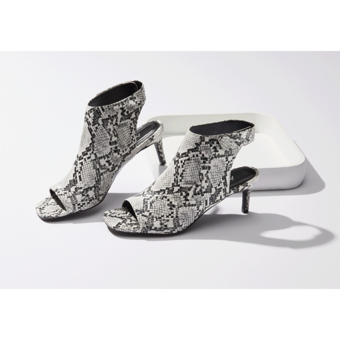Snake Peep Toe Shootie Montgomery Ward