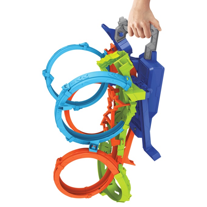 Hot Wheels Action Endless Loop Crash Track, , large