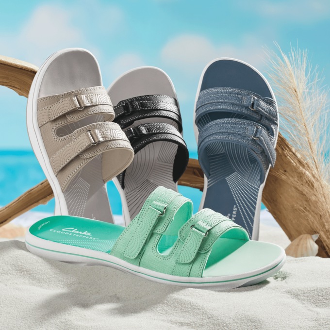 Clarks Breeze Piper Slide, , large