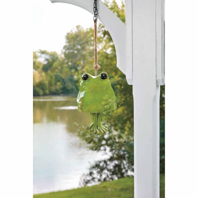 Ceramic Frog Chime, , large
