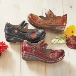 L'Artiste Mamataish Leather Mary Jane with Low Heel by Spring Step, , large