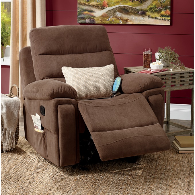 Rocking Recliner with Massage and Heat, , large