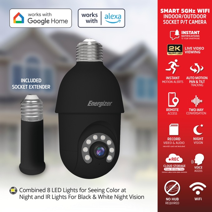 Energizer Smart Socket Camera, , large